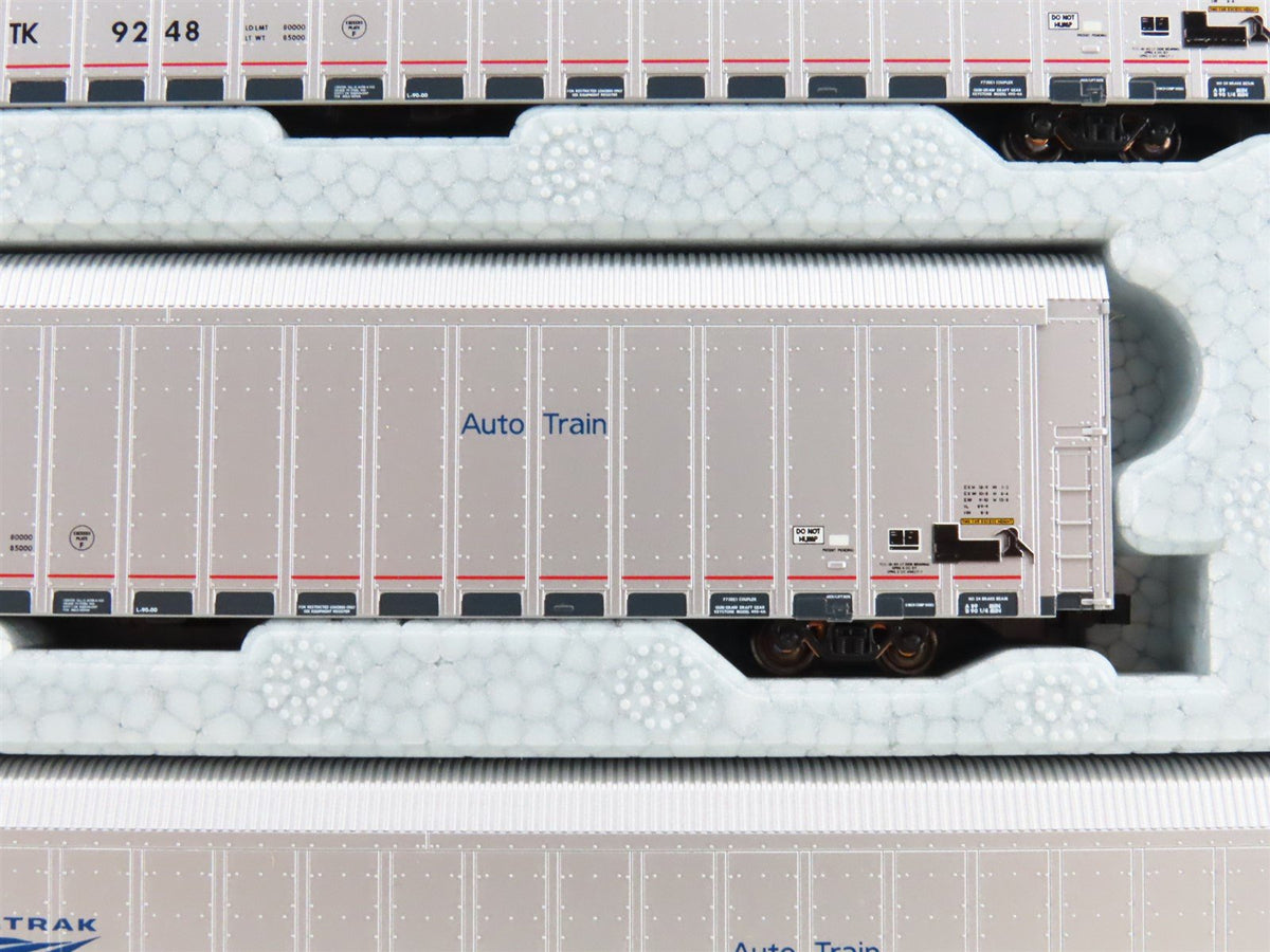N Scale KATO 106-5506 AMTK Amtrak Phase V Autorack 4-Car Set #4
