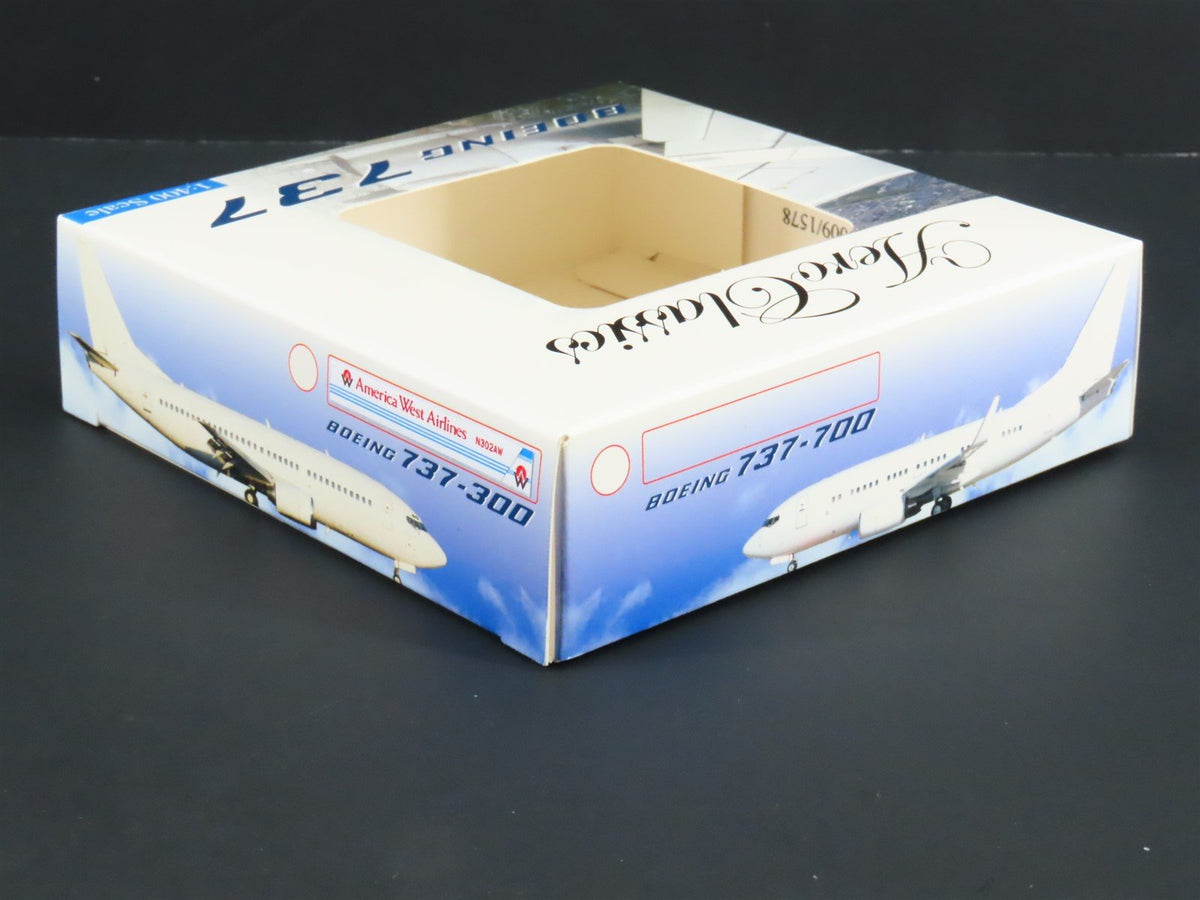 1:400 Scale Aero Classics 24009/1578 Die-Cast America West B-737-3G7 #N302AW