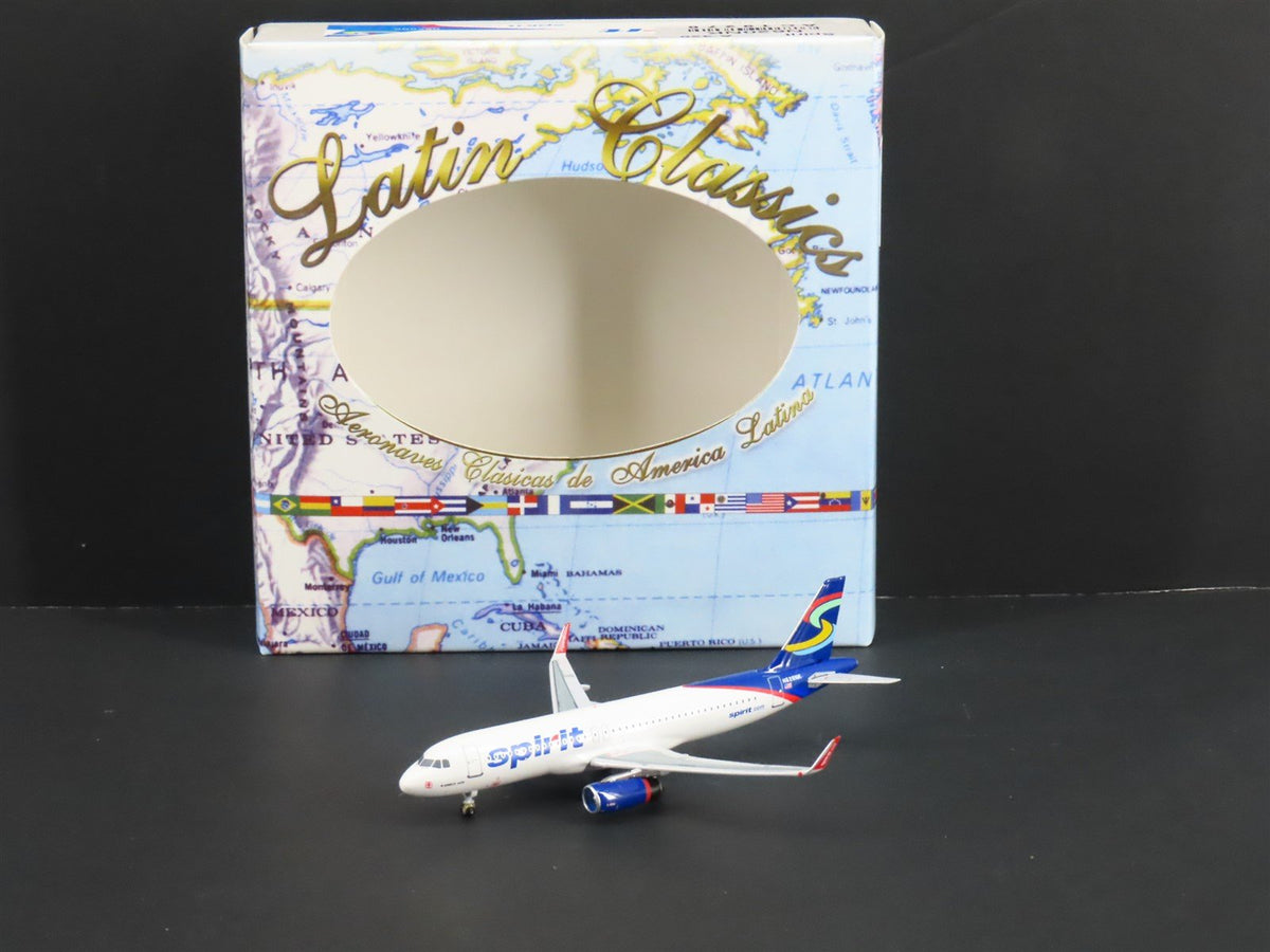 1:400 Scale Aero/Latin Classics 5624 Diecast Spirit A320-232 White Livery N620NK