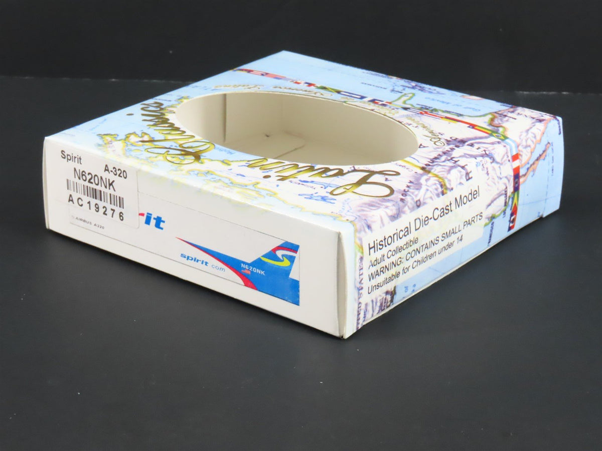 1:400 Scale Aero/Latin Classics 5624 Diecast Spirit A320-232 White Livery N620NK