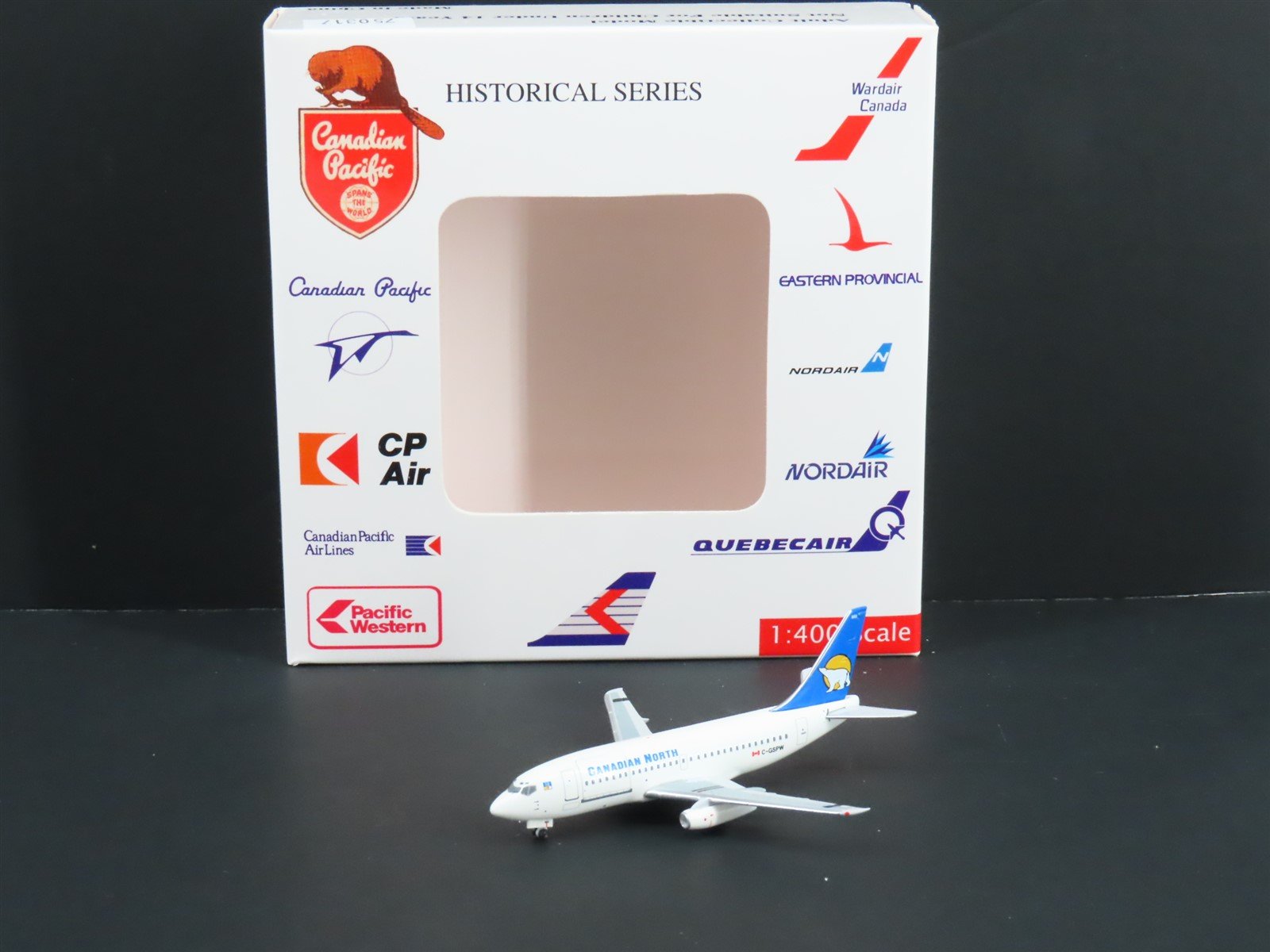 1:400 Scale Aero Classics LE 22618/813 Canadian North B-737-275C #C-GSPW