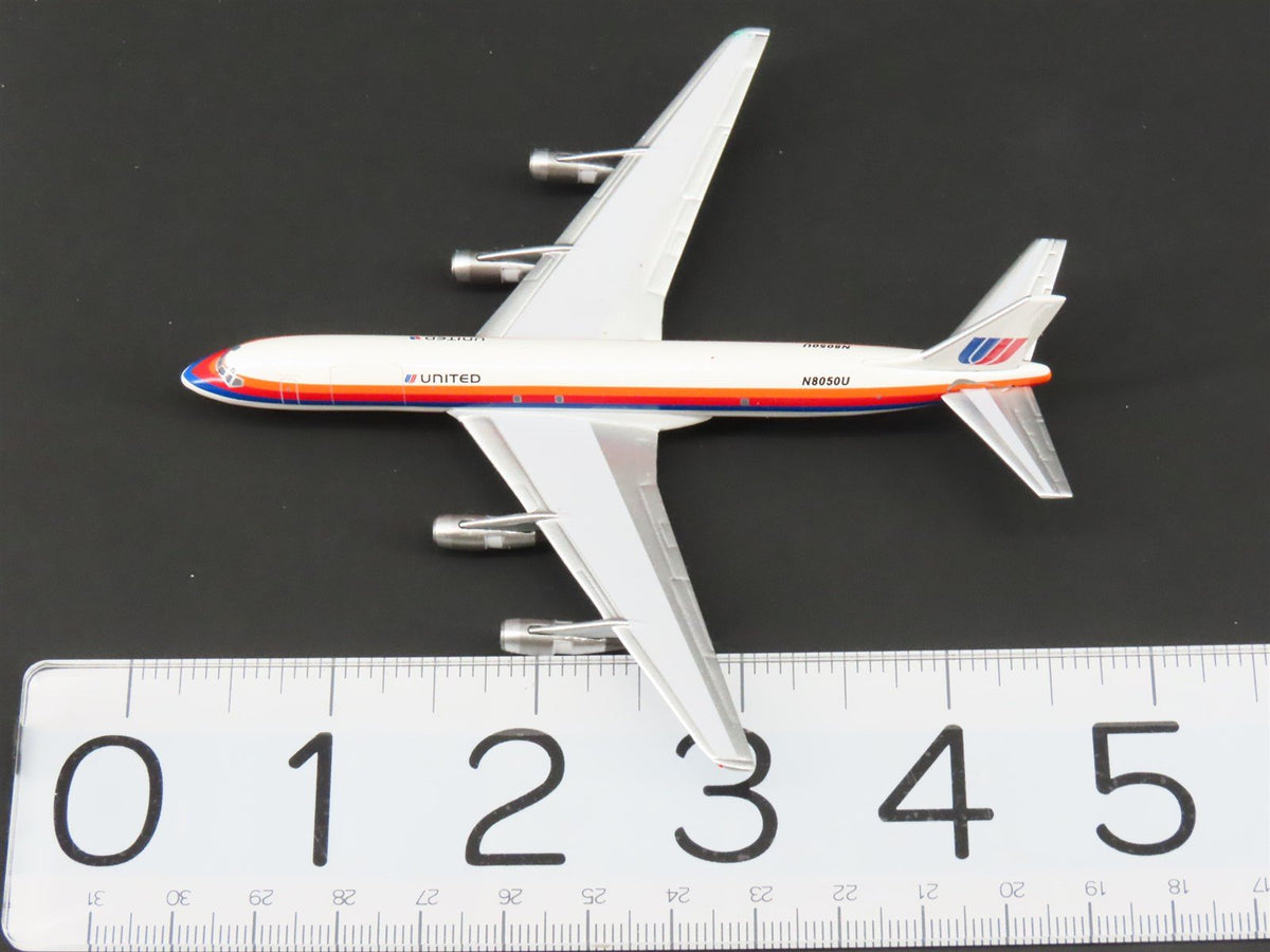 1:400 Scale CJ Wings 45884/340 Die-Cast United Airlines DC-8-54F #N8050U