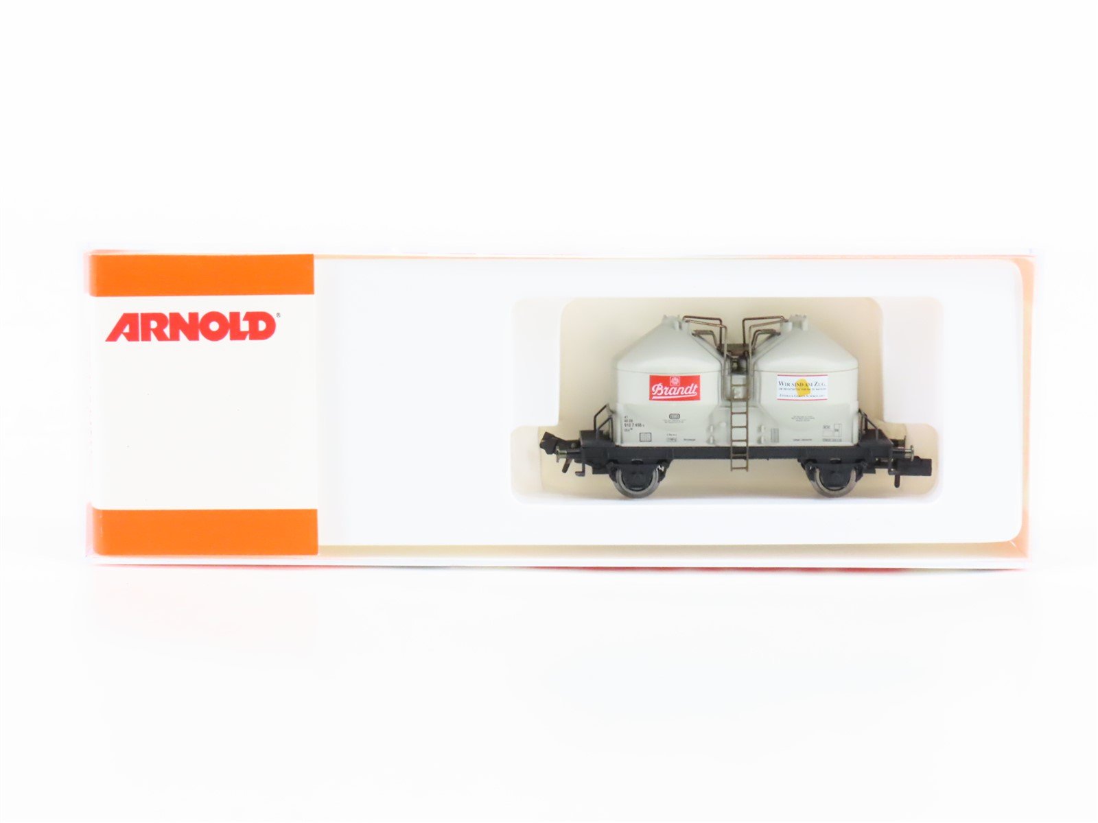 N Scale Arnold 4631 DB Deutsche Bahn Brandt Twin Silo Car