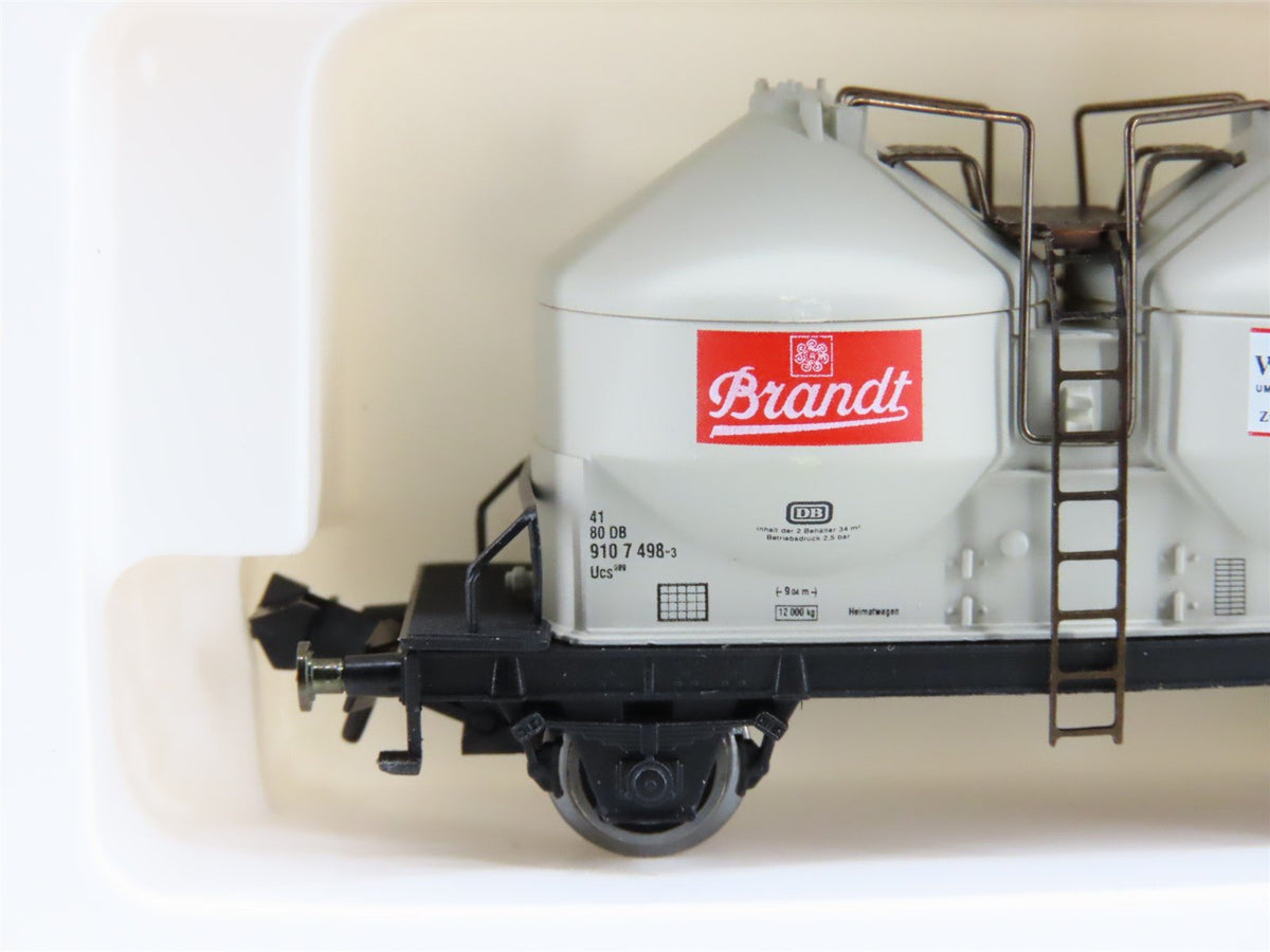 N Scale Arnold 4631 DB Deutsche Bahn Brandt Twin Silo Car