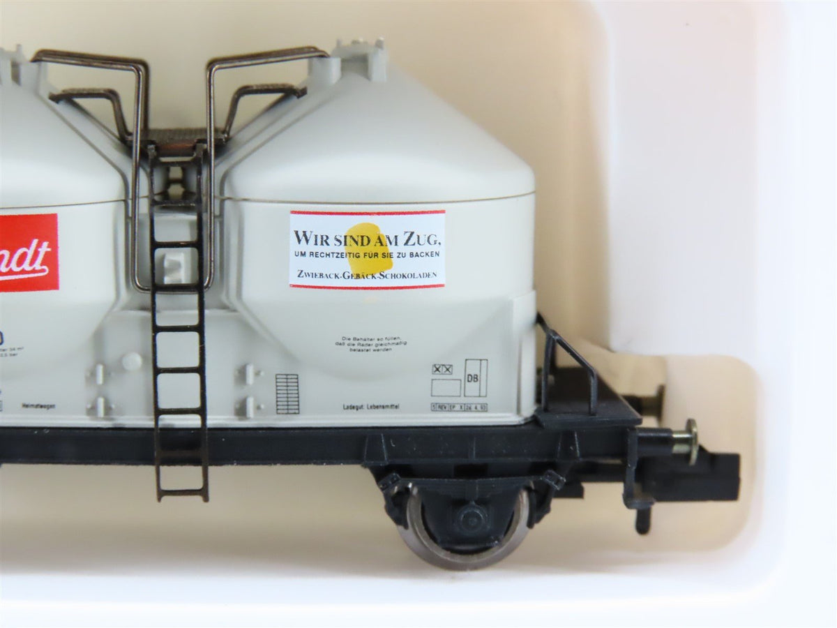 N Scale Arnold 4631 DB Deutsche Bahn Brandt Twin Silo Car