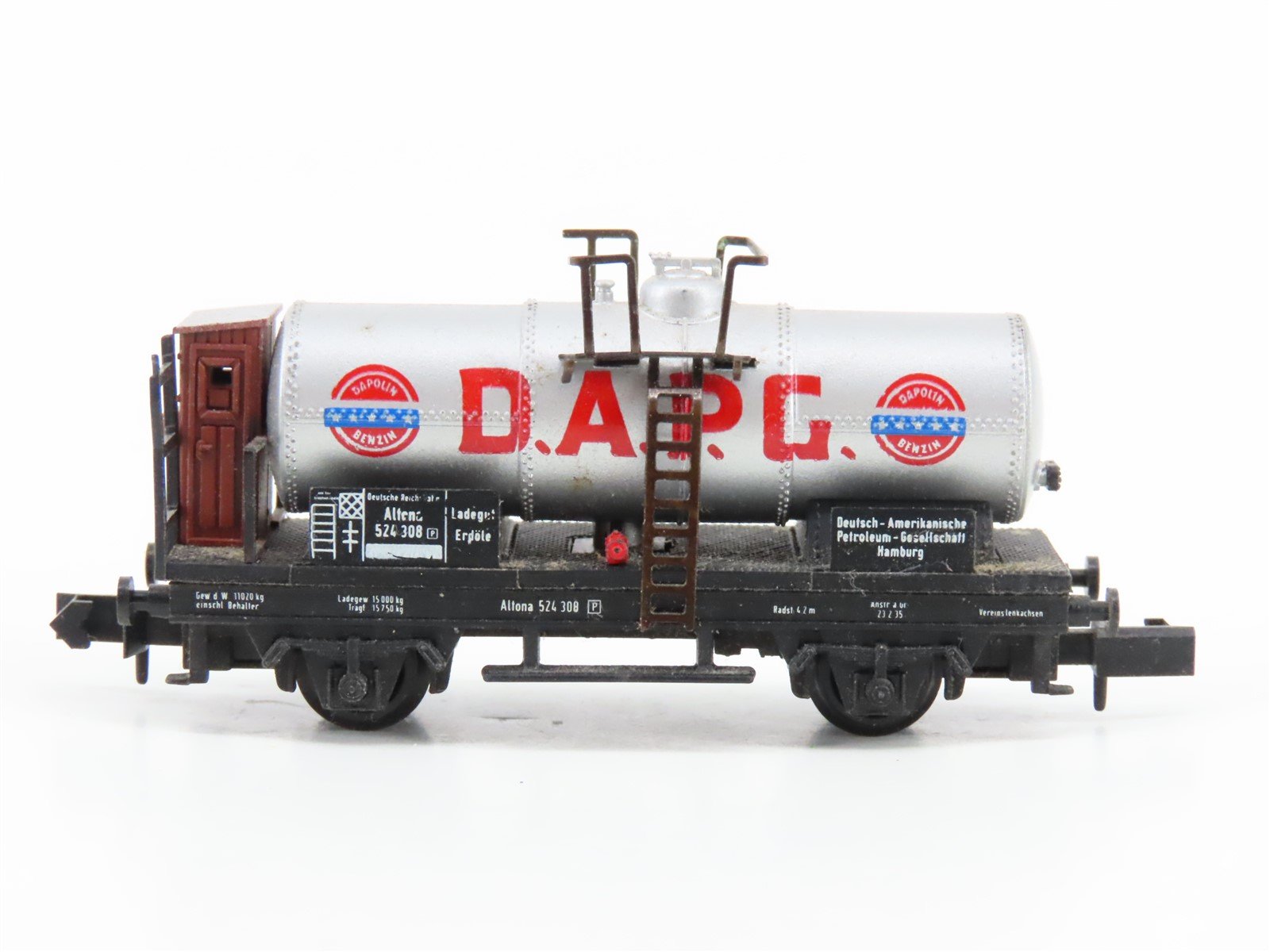 N Scale Arnold DB Deutsche Bahn DAPG Tank Car