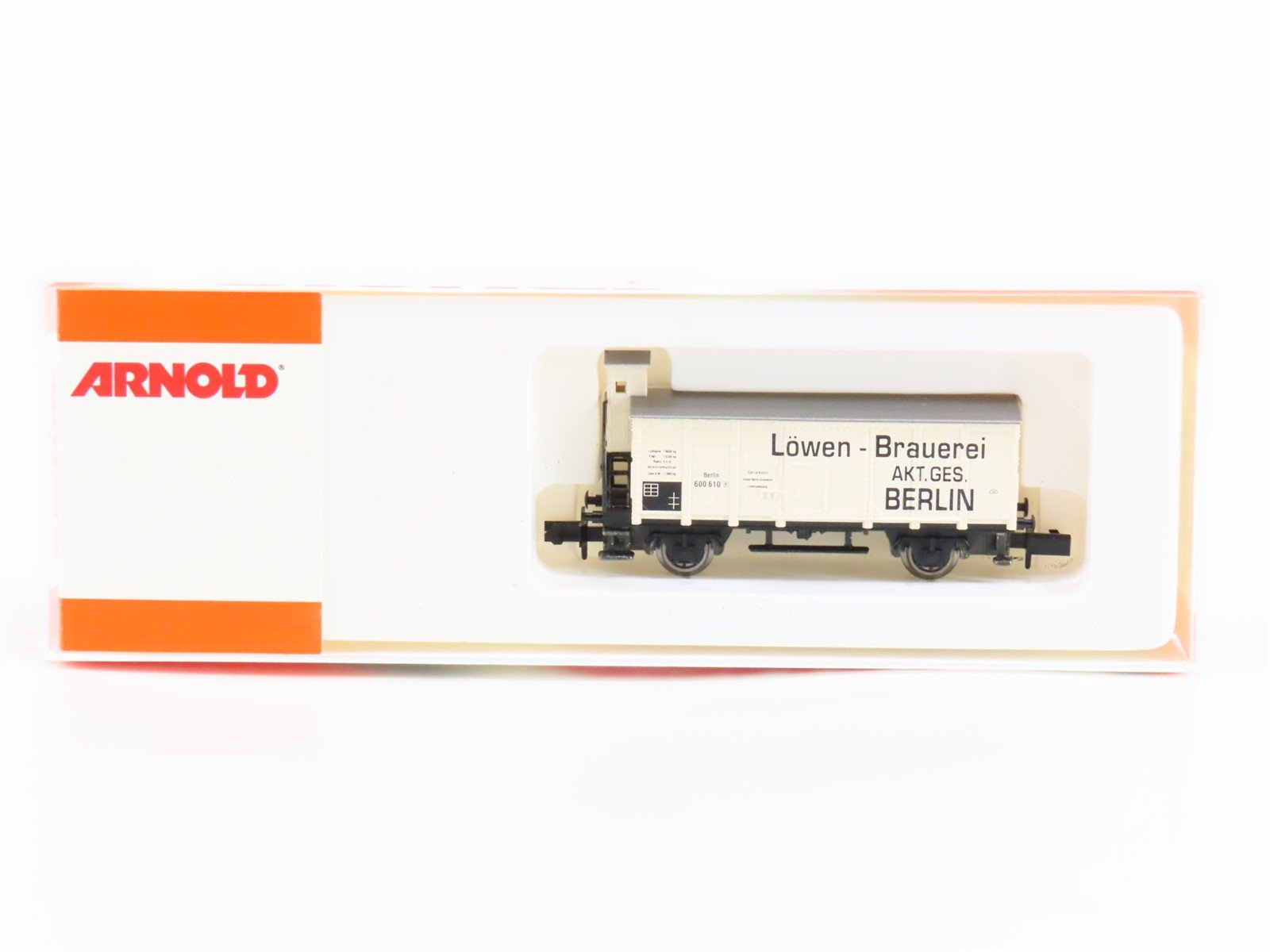 N Scale Arnold 4129 DRG Lowen-Brauerei Thermal Insulation Car #600610