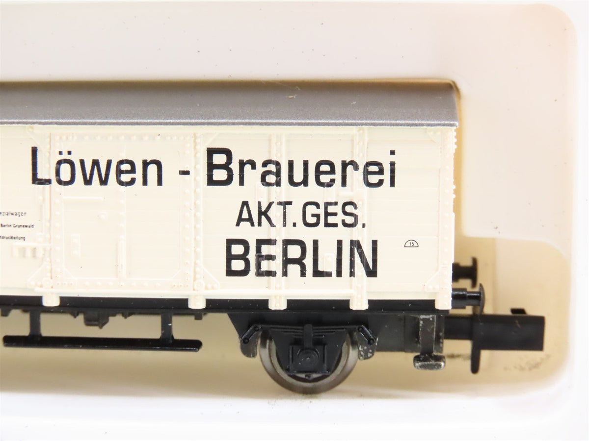 N Scale Arnold 4129 DRG Lowen-Brauerei Thermal Insulation Car #600610