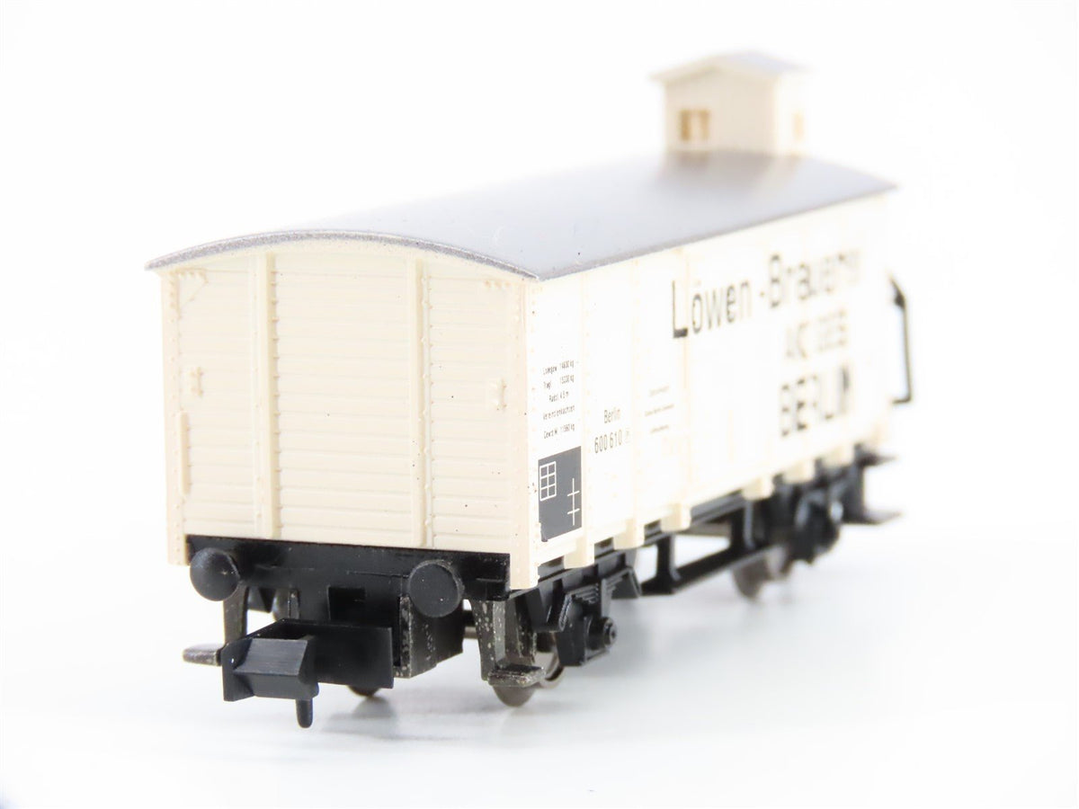 N Scale Arnold 4129 DRG Lowen-Brauerei Thermal Insulation Car #600610