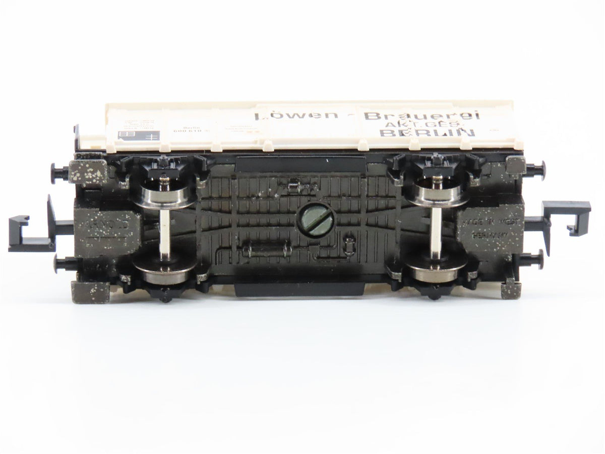 N Scale Arnold 4129 DRG Lowen-Brauerei Thermal Insulation Car #600610