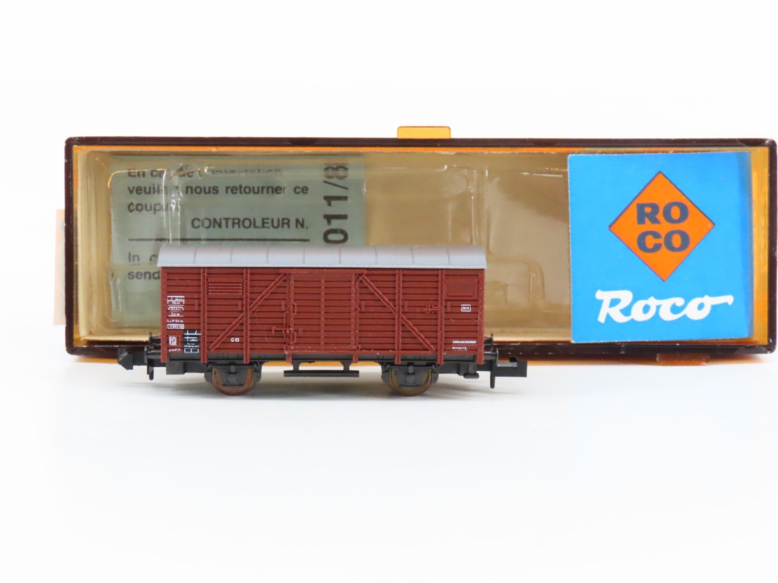 N Scale Roco 25052 DB Deutsche Bahn Covered Freight Wagon