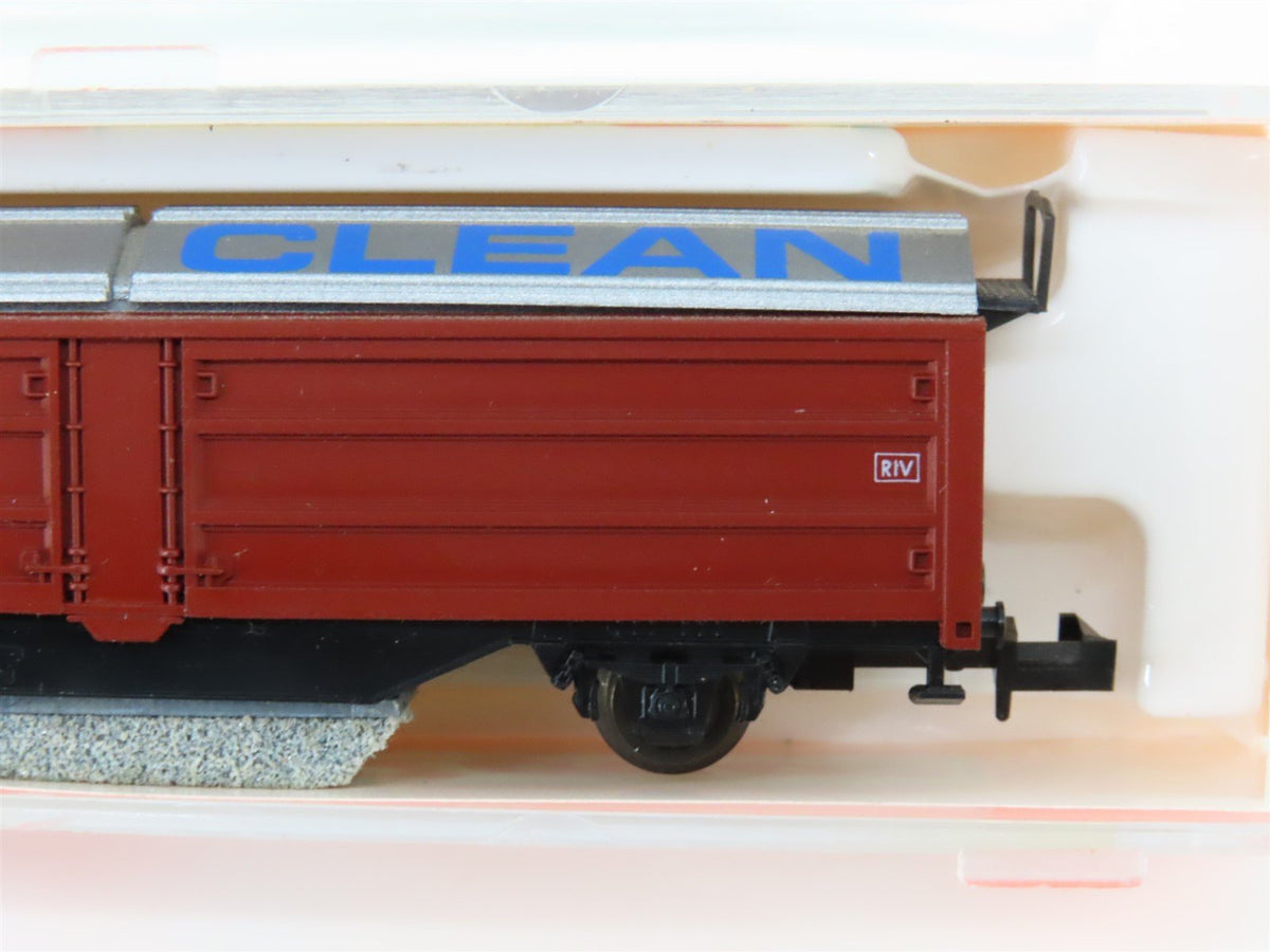 N Scale Roco 25093 DB Deutsche Bahn Track Cleaning Car