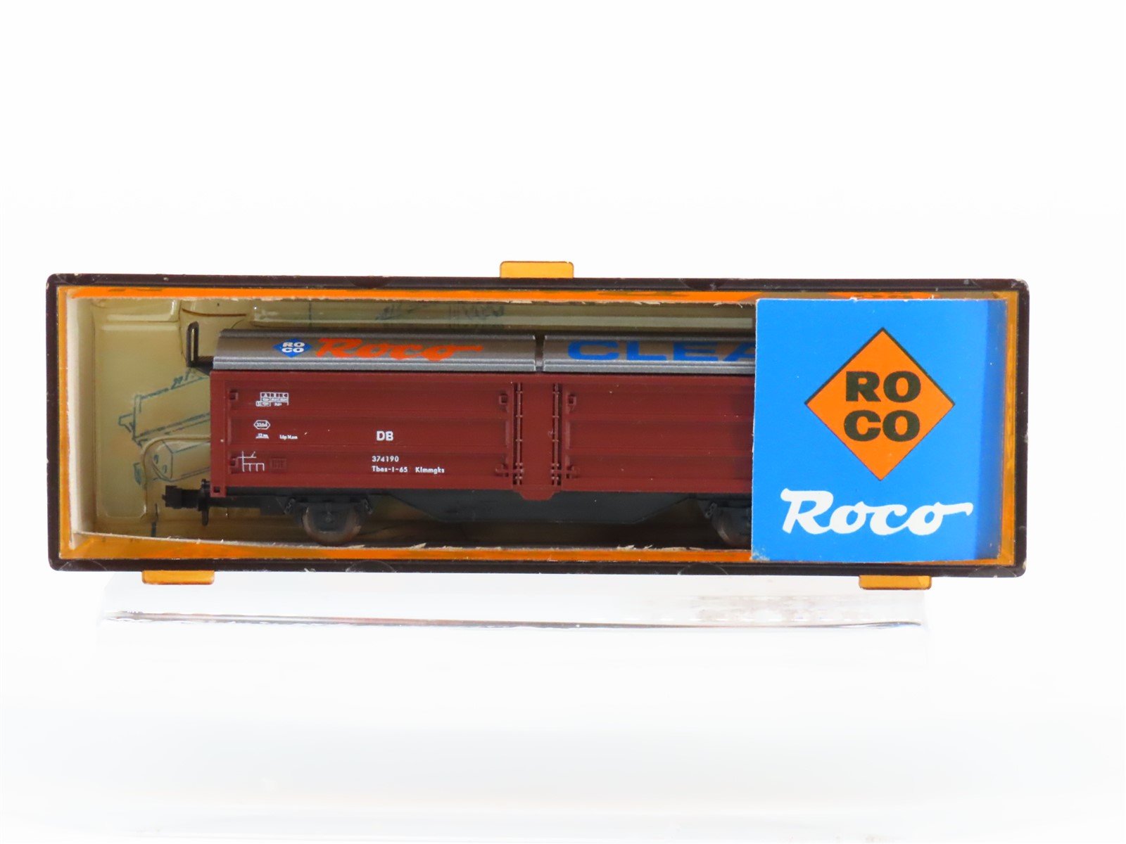 N Scale Roco 02335A DB Deutsche Bahn Track Cleaning Car