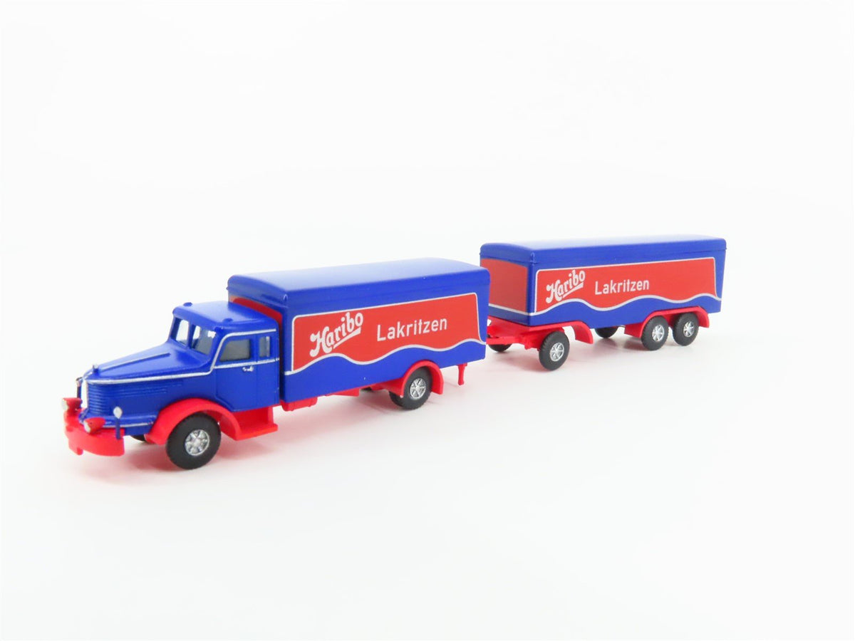 N 1:160 Scale Lemke Minis LC3316 Krupp Titan Haribo Truck &amp; Trailers
