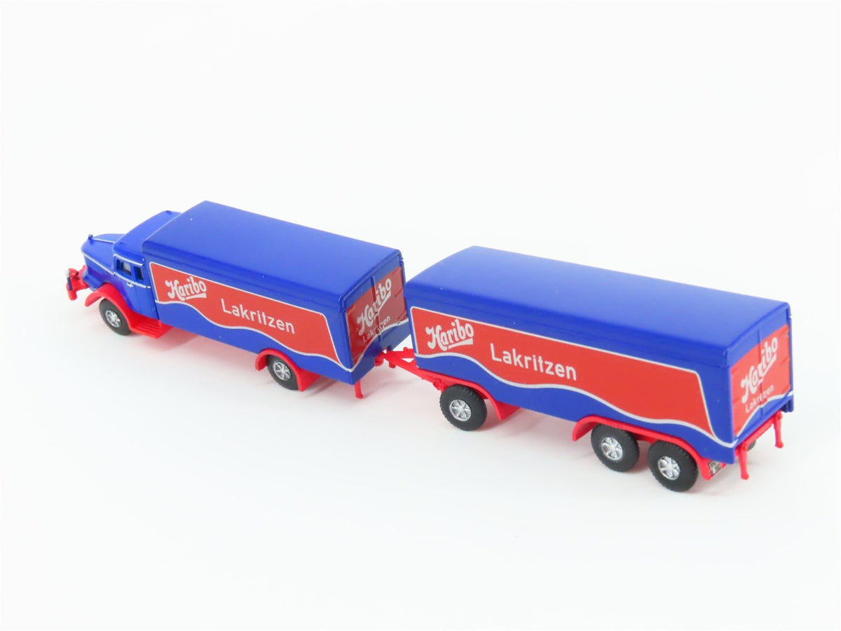 N 1:160 Scale Lemke Minis LC3316 Krupp Titan Haribo Truck &amp; Trailers
