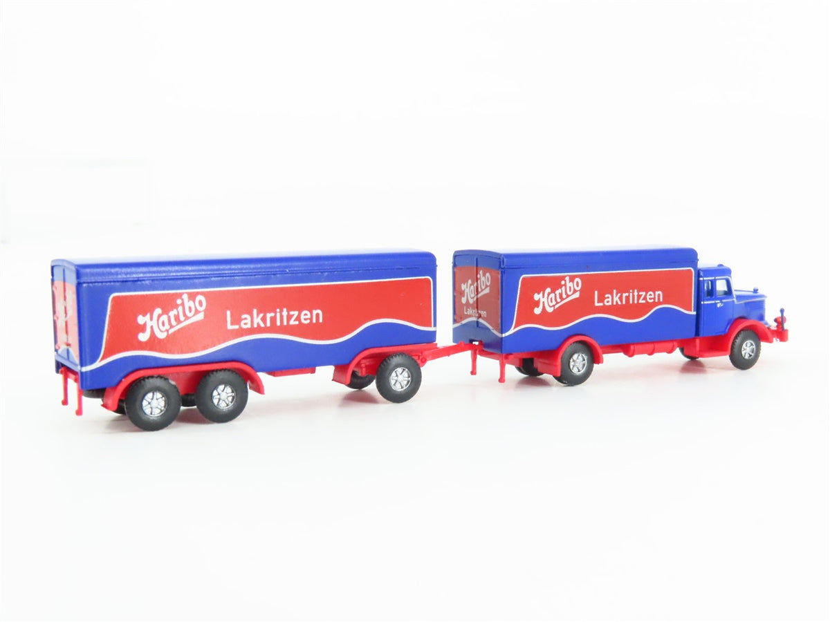 N 1:160 Scale Lemke Minis LC3316 Krupp Titan Haribo Truck &amp; Trailers