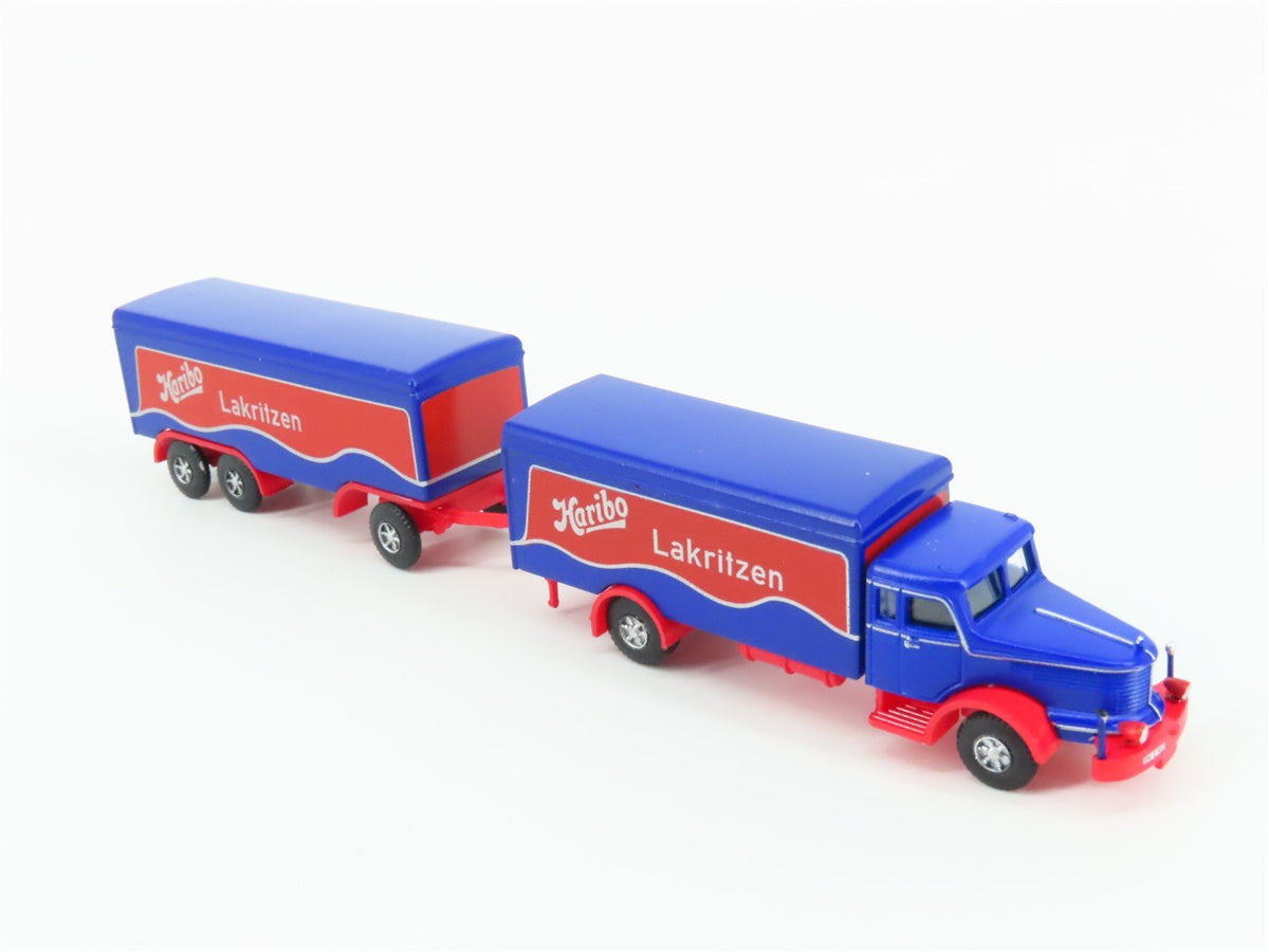 N 1:160 Scale Lemke Minis LC3316 Krupp Titan Haribo Truck &amp; Trailers
