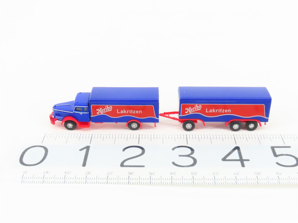 N 1:160 Scale Lemke Minis LC3316 Krupp Titan Haribo Truck &amp; Trailers
