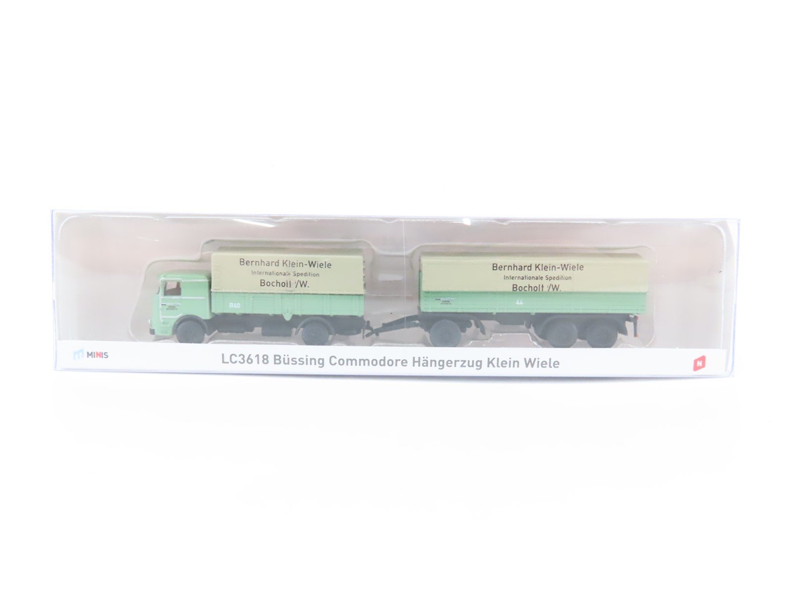 N 1:160 Scale Lemke Minis LC3618 Büssing Hängerzug Klein Wiele Truck & Trailers