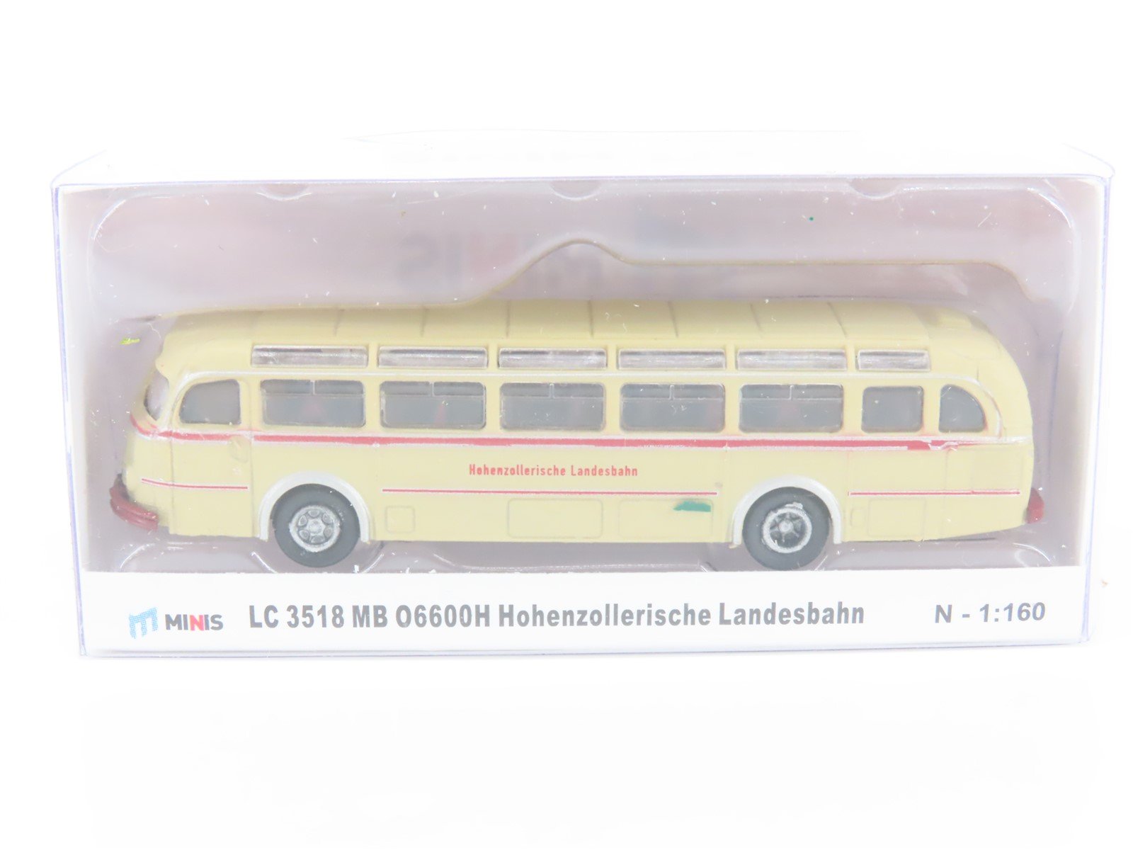 N 1:160 Lemke Minis LC3518 Mercedes-Benz O6600H Hohenzollerische Landesbahn Bus