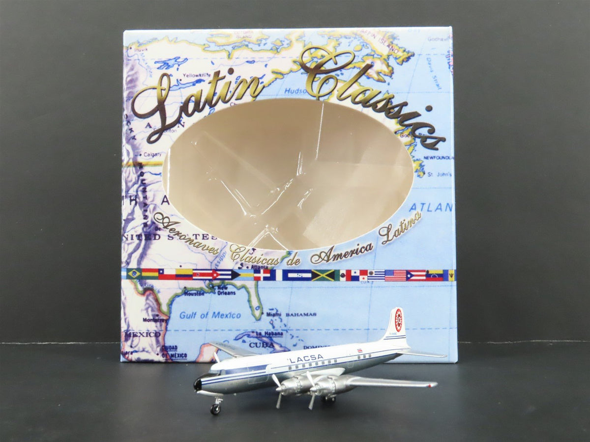 1:400 Aero/Latin Classics Die-Cast Lacsa Airlines Douglas DC-6 Airliner TI-1018C