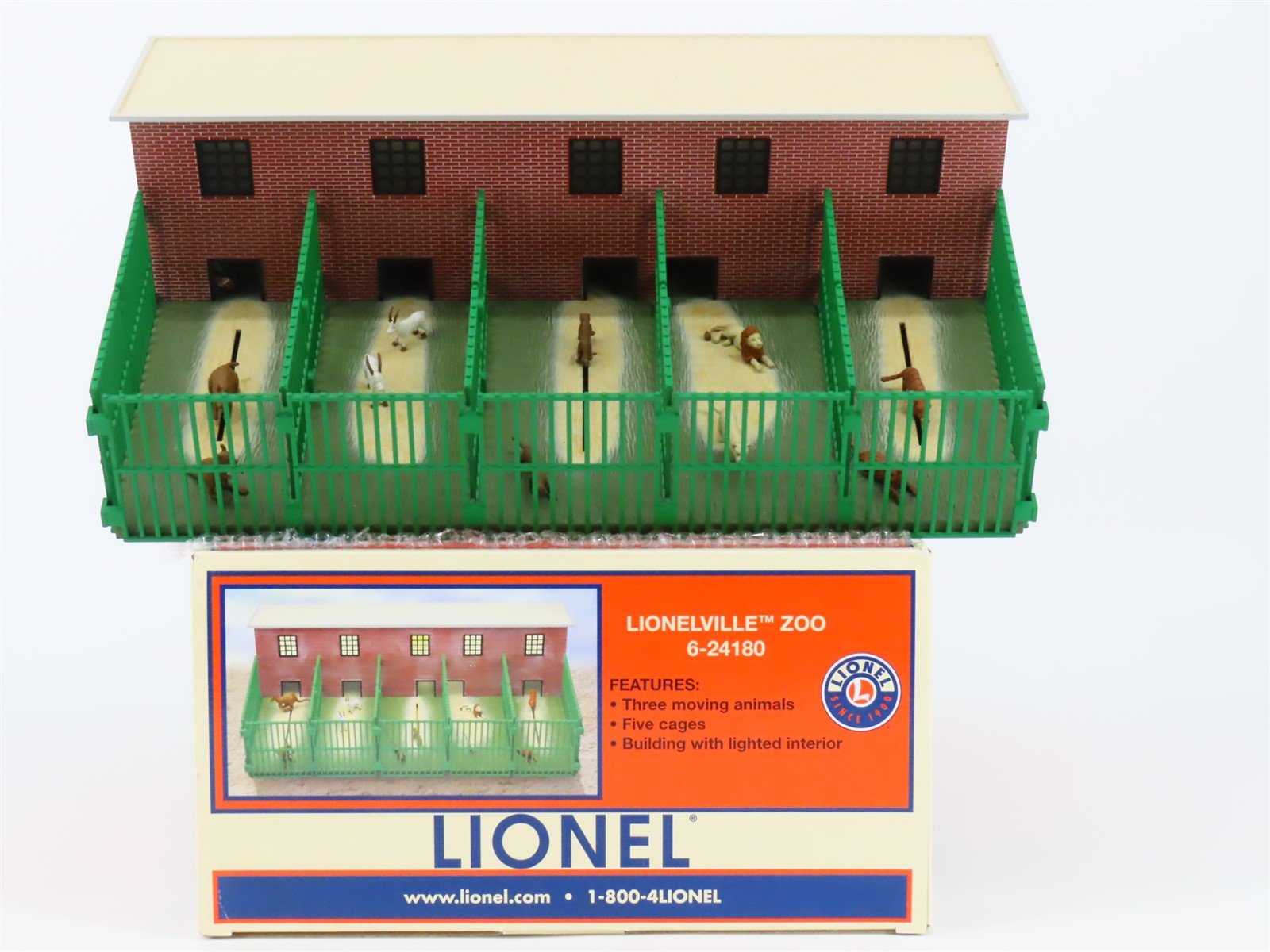 O 1/48 Scale Lionel 6-24180 Lionelville Operating Zoo