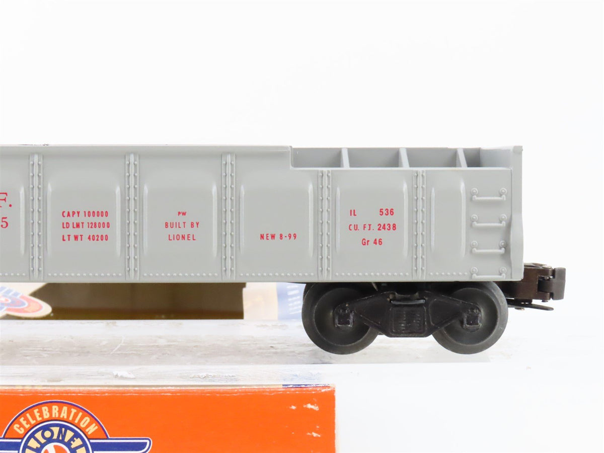 O Gauge 3-Rail Lionel 6-19877 ATSF Santa Fe Operating Barrel Ramp Car #356225