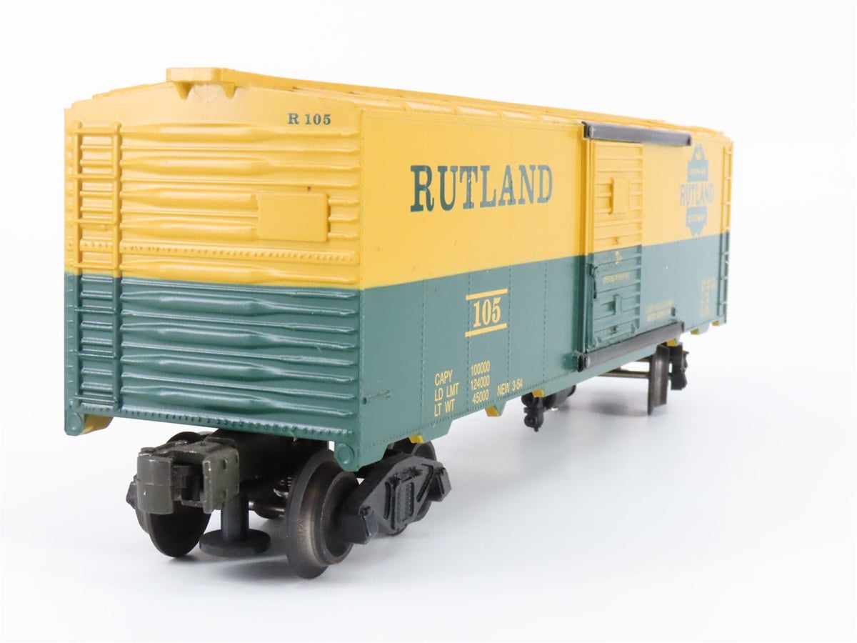 O Gauge 3-Rail Freight Williams WAL36 RUT Rutland Green Mt. Gateway Boxcar #105