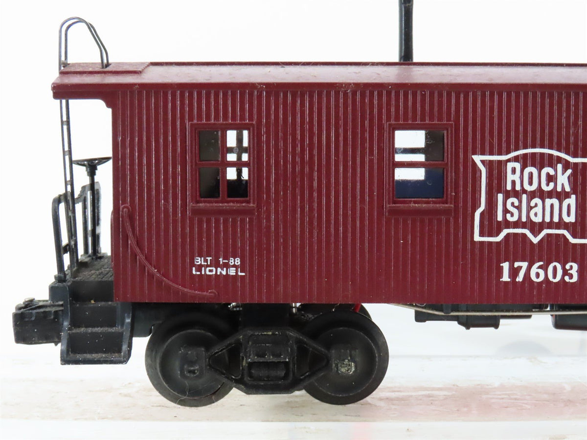 O Gauge 3-Rail Lionel 6-17603 RI Rock Island Caboose #17603 w/Lights