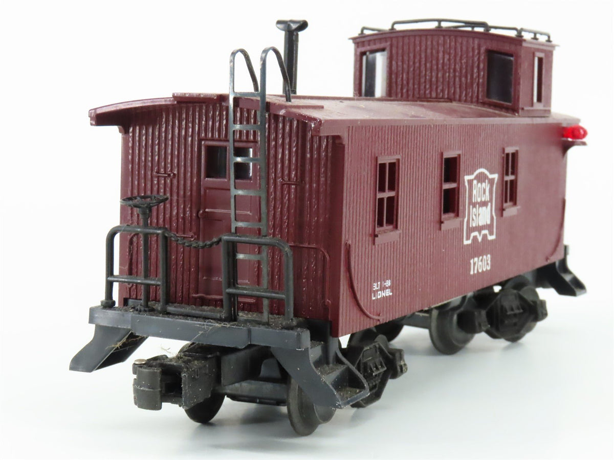 O Gauge 3-Rail Lionel 6-17603 RI Rock Island Caboose #17603 w/Lights