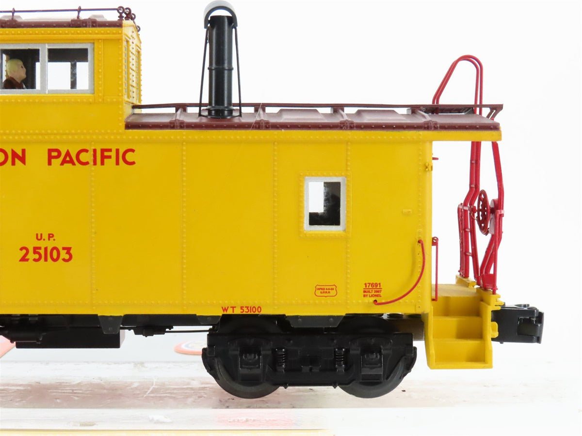 O Gauge 3-Rail Lionel 6-17691 UP Union Pacific CA-4 Caboose #25103 w/Lights