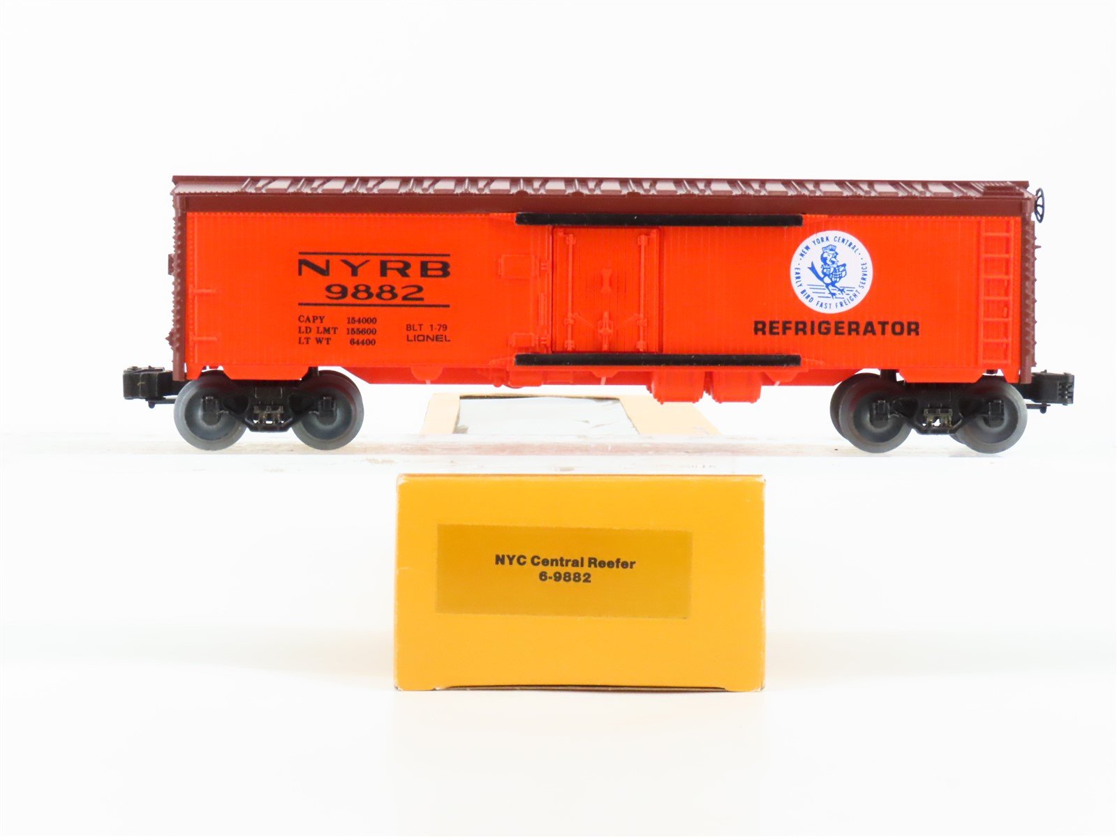 O Gauge 3-Rail Lionel 6-9882 NYC New York Central "Early Bird" Reefer #9882