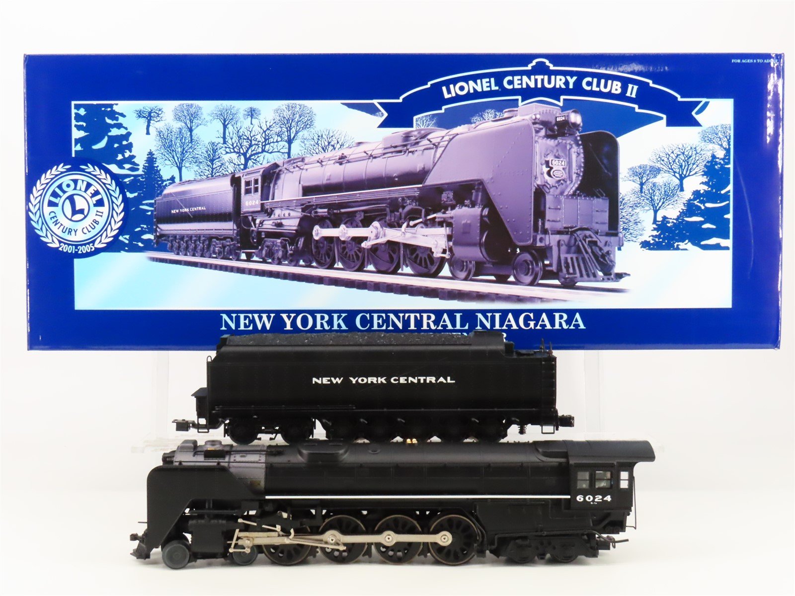 O 3-Rail Lionel Century Club II 6-28069 NYC 4-8-4 Niagara Steam #6024 TMCC/Sound