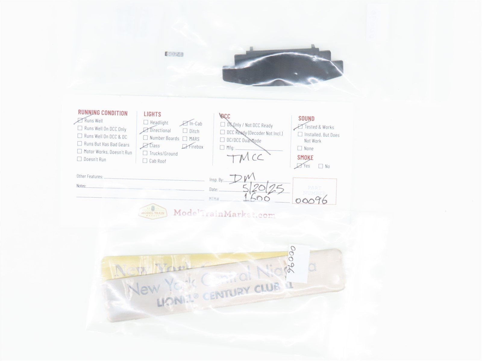 O 3-Rail Lionel Century Club II 6-28069 NYC 4-8-4 Niagara Steam #6024 TMCC/Sound