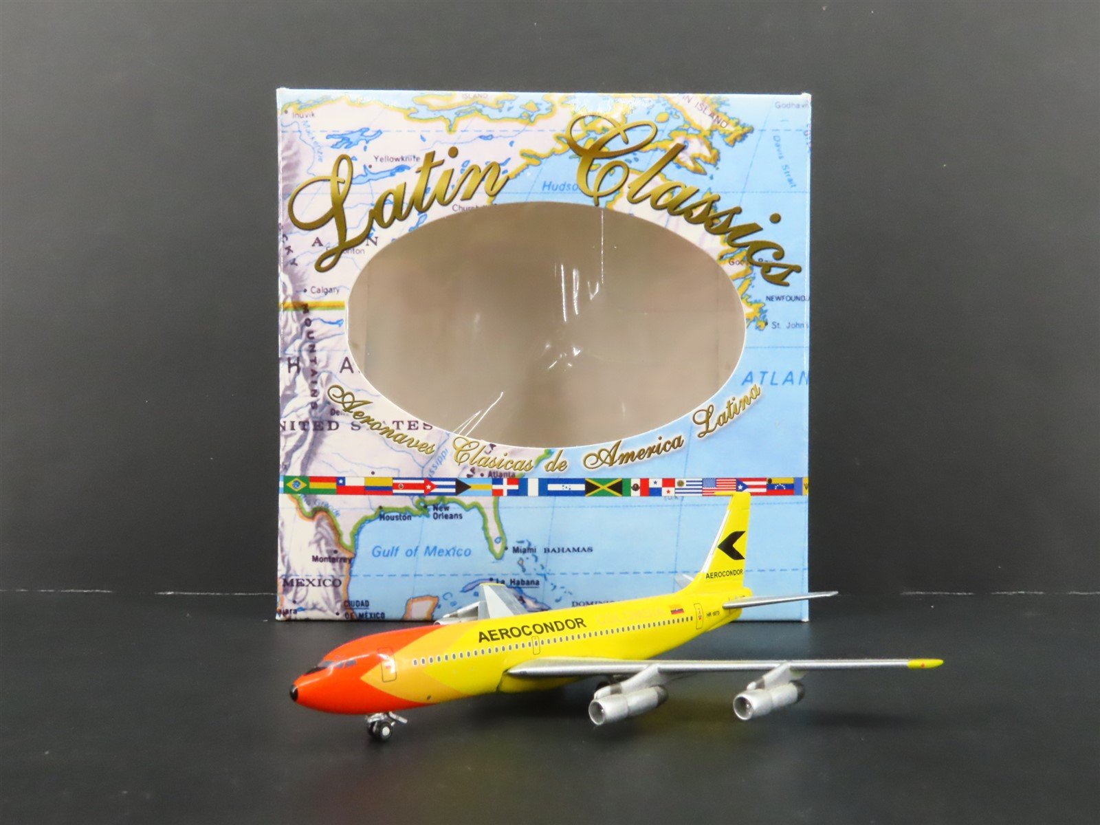1:400 Aero/Latin Classics Die-Cast Aerocondor Boeing 720 Airliner HK-1973