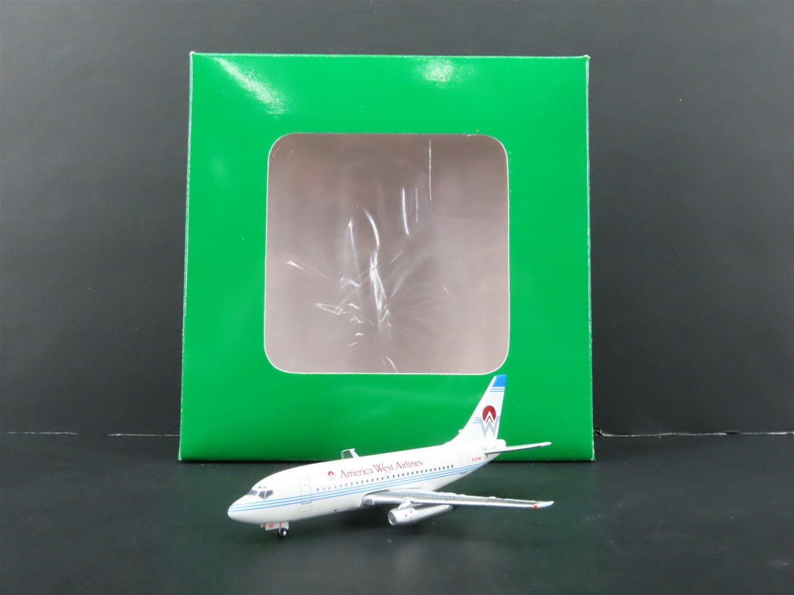 1:400 Aero Classics Die-Cast America West Boeing 737-100 Airliner N701AW
