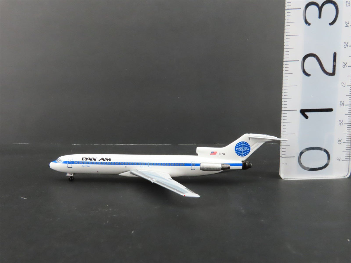 1:400 Pan American Model Co DieCast Pan Am Clipper Rapid B727-200 Airliner N4750