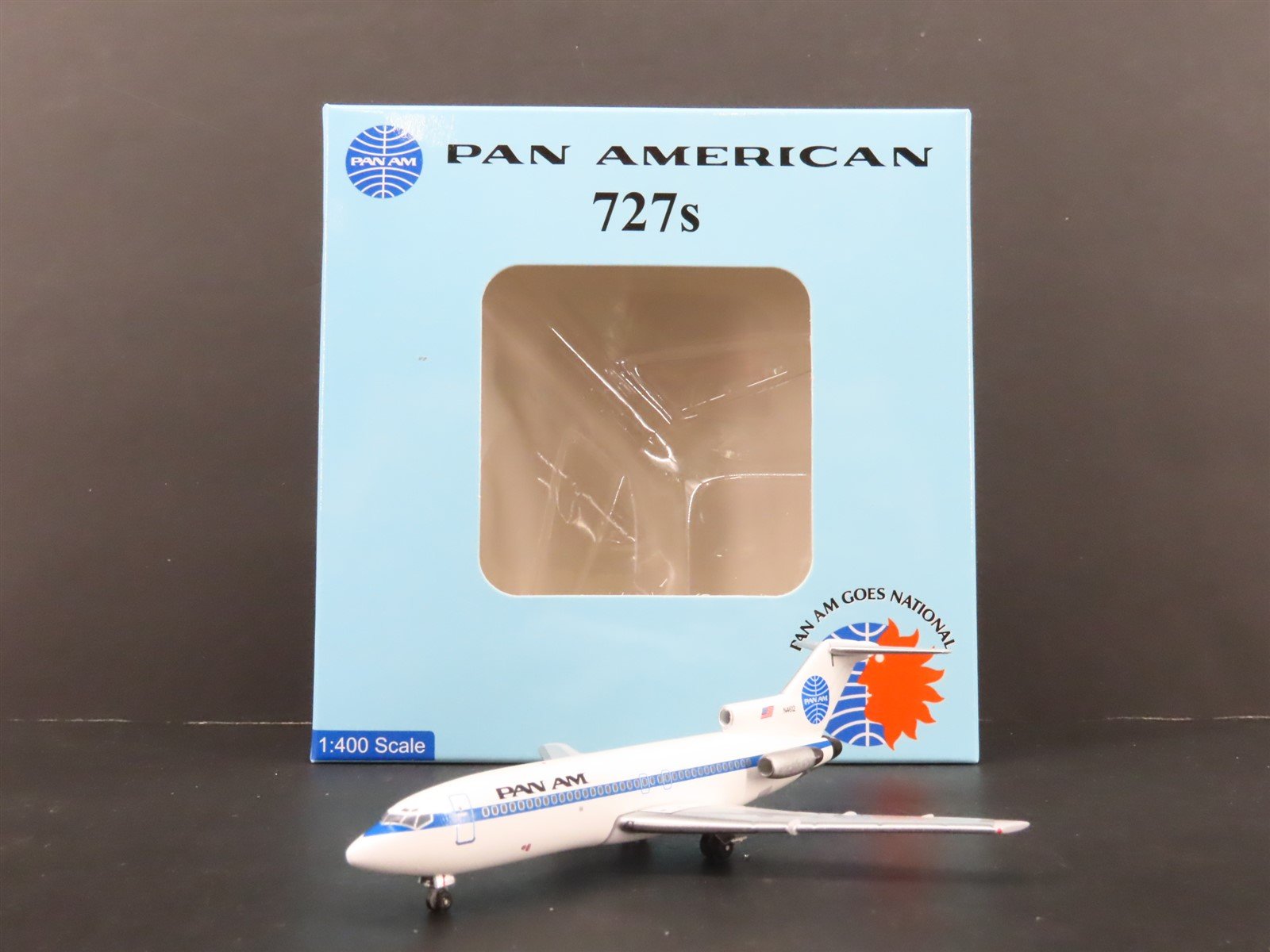 1:400 Pan American Model Co Die-Cast Pan Am Boeing 727-100 Airliner N4612