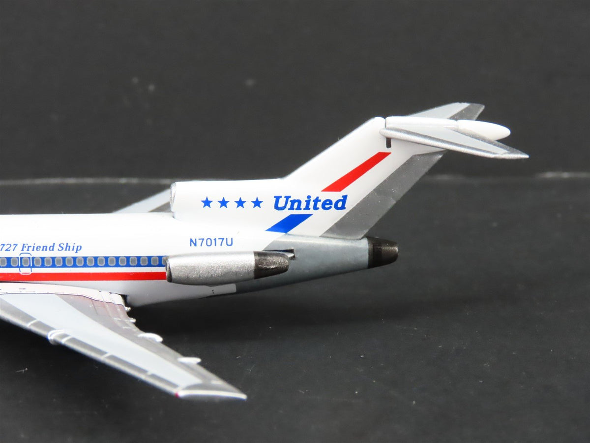 1:400 Aero Classics Die-Cast United Friend Ship B727-100 Tri-Jets Airliner