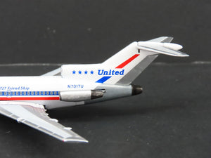 1:400 Aero Classics Die-Cast United Friend Ship B727-100 Tri-Jets Airliner