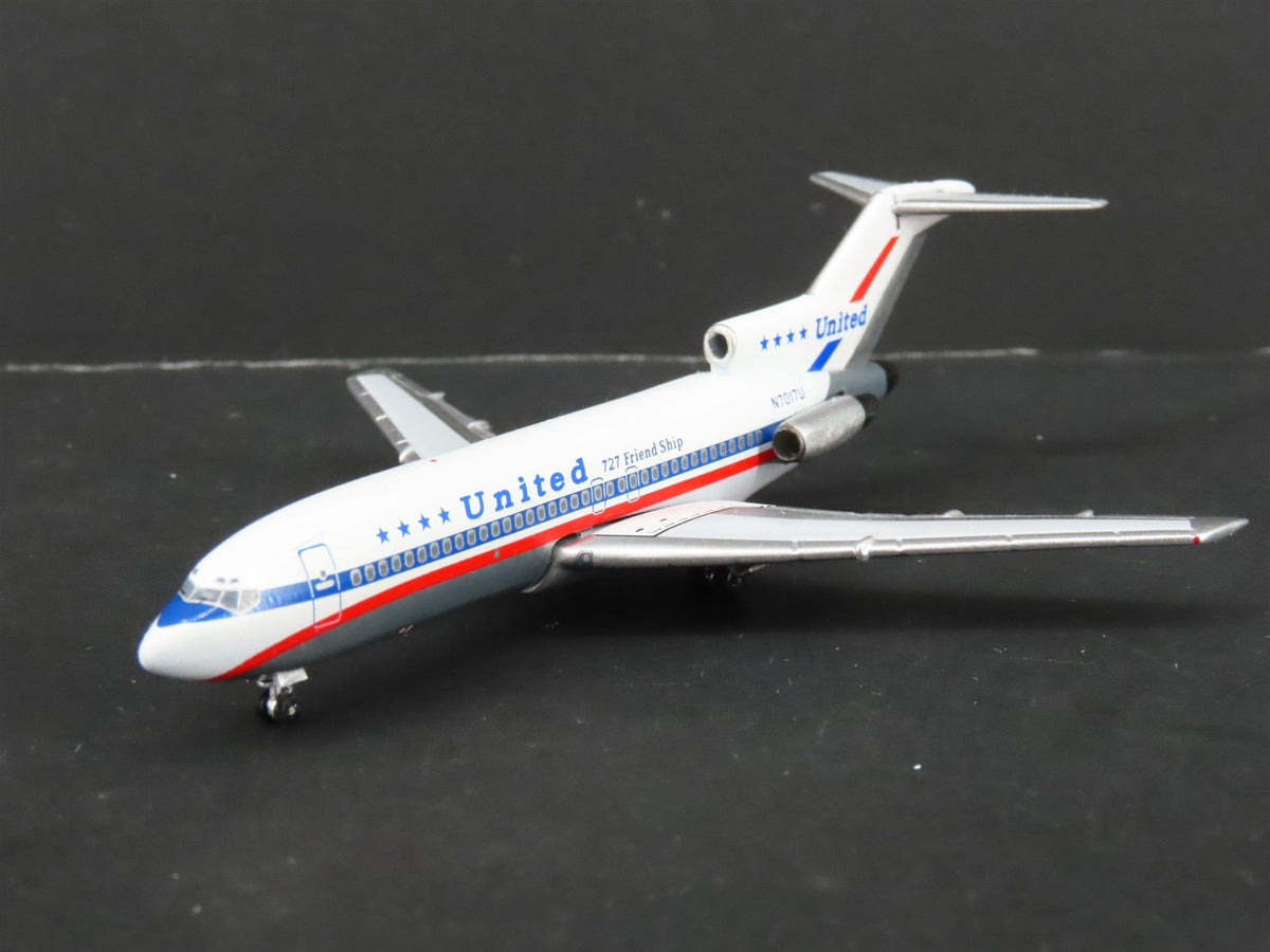 1:400 Aero Classics Die-Cast United Friend Ship B727-100 Tri-Jets Airliner