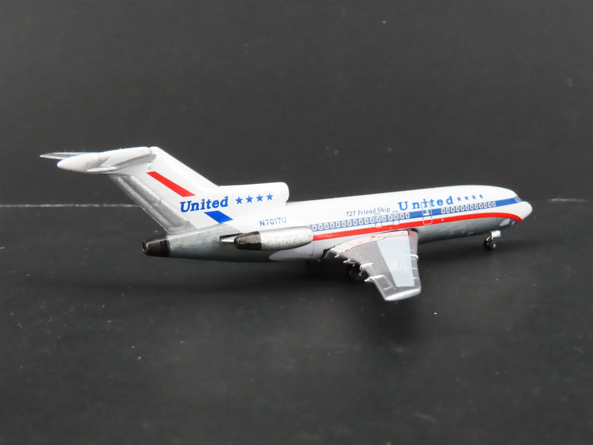 1:400 Aero Classics Die-Cast United Friend Ship B727-100 Tri-Jets Airliner