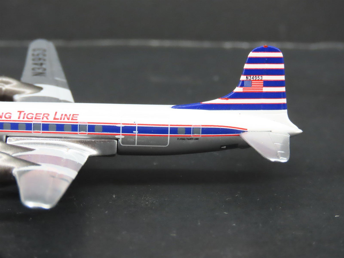 1:400 Aero Classics Die-Cast Flying Tiger Line Douglas DC-6 Airliner N34953