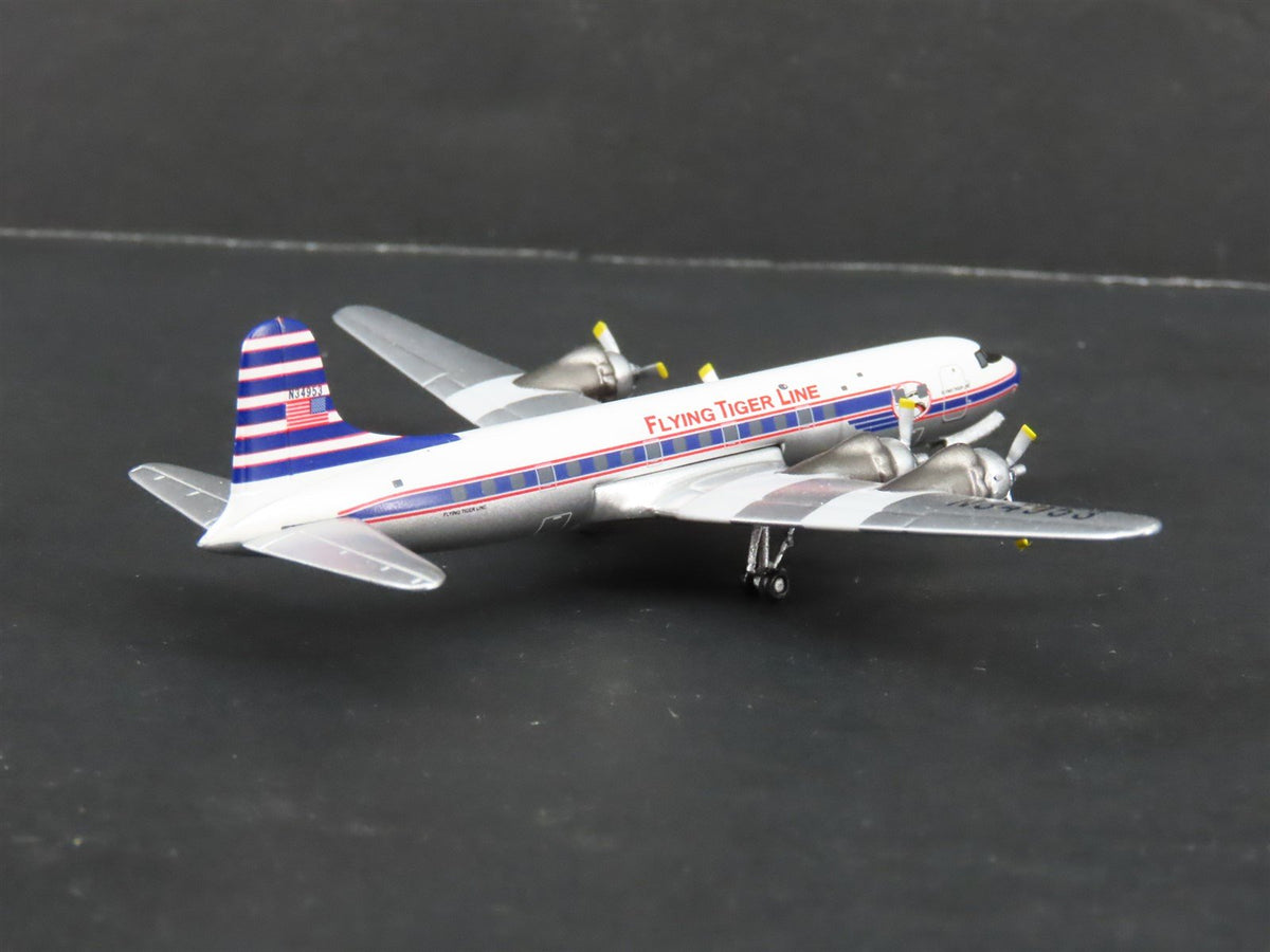 1:400 Aero Classics Die-Cast Flying Tiger Line Douglas DC-6 Airliner N34953