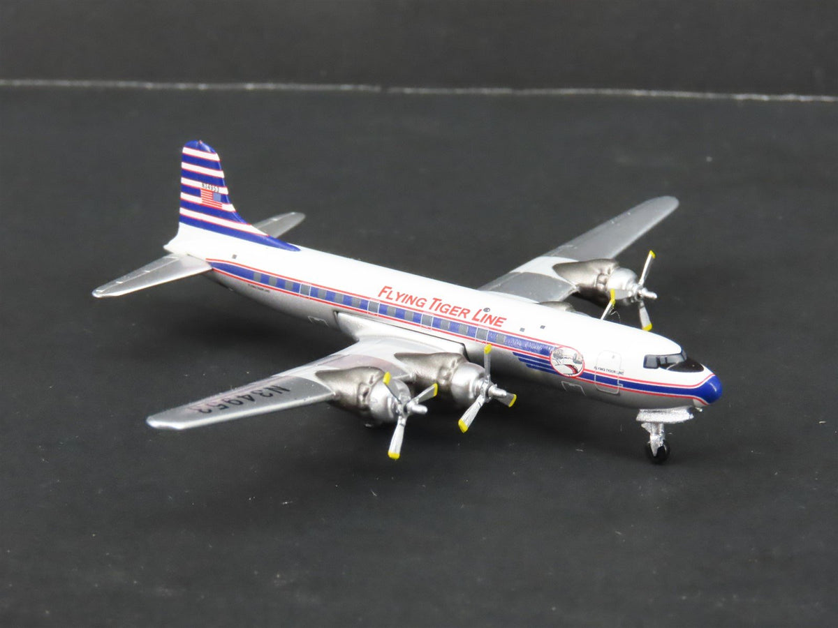 1:400 Aero Classics Die-Cast Flying Tiger Line Douglas DC-6 Airliner N34953
