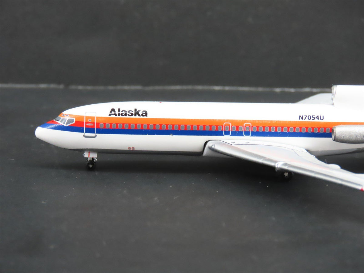 1:400 Aero Classics Hangar Club DieCast Alaska Airlines B727-100 Airliner N7054U