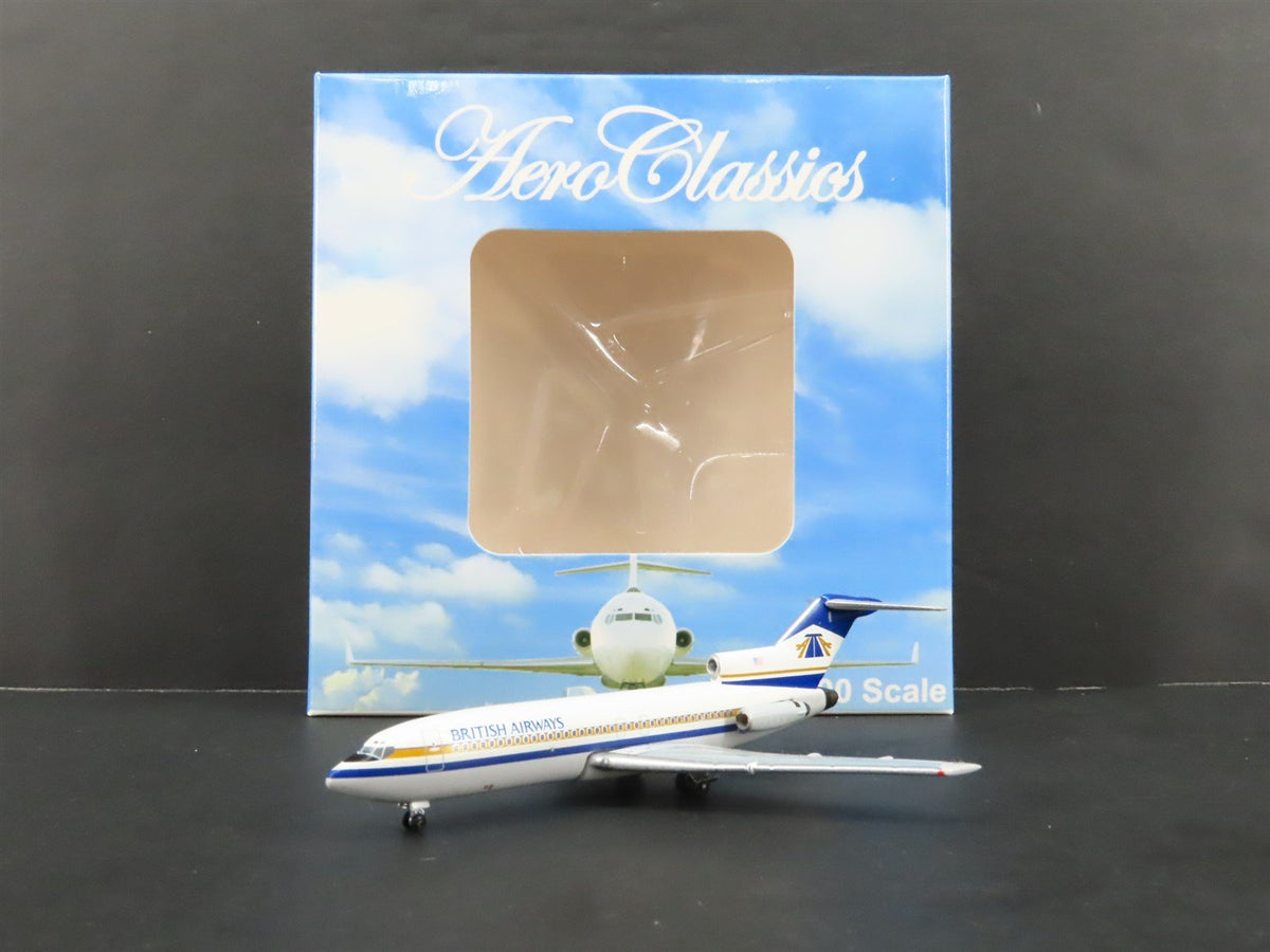 1:400 Aero Classics Hangar Club Die-Cast British Airways B727-100 Airliner