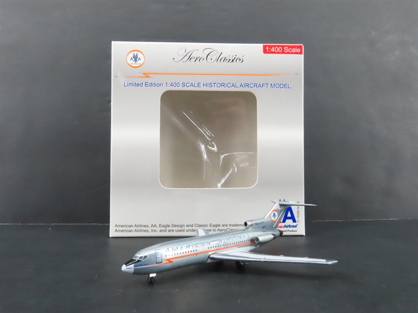 1:400 Aero Classics Historical Die-Cast American Boeing 727-100 Airliner N1957