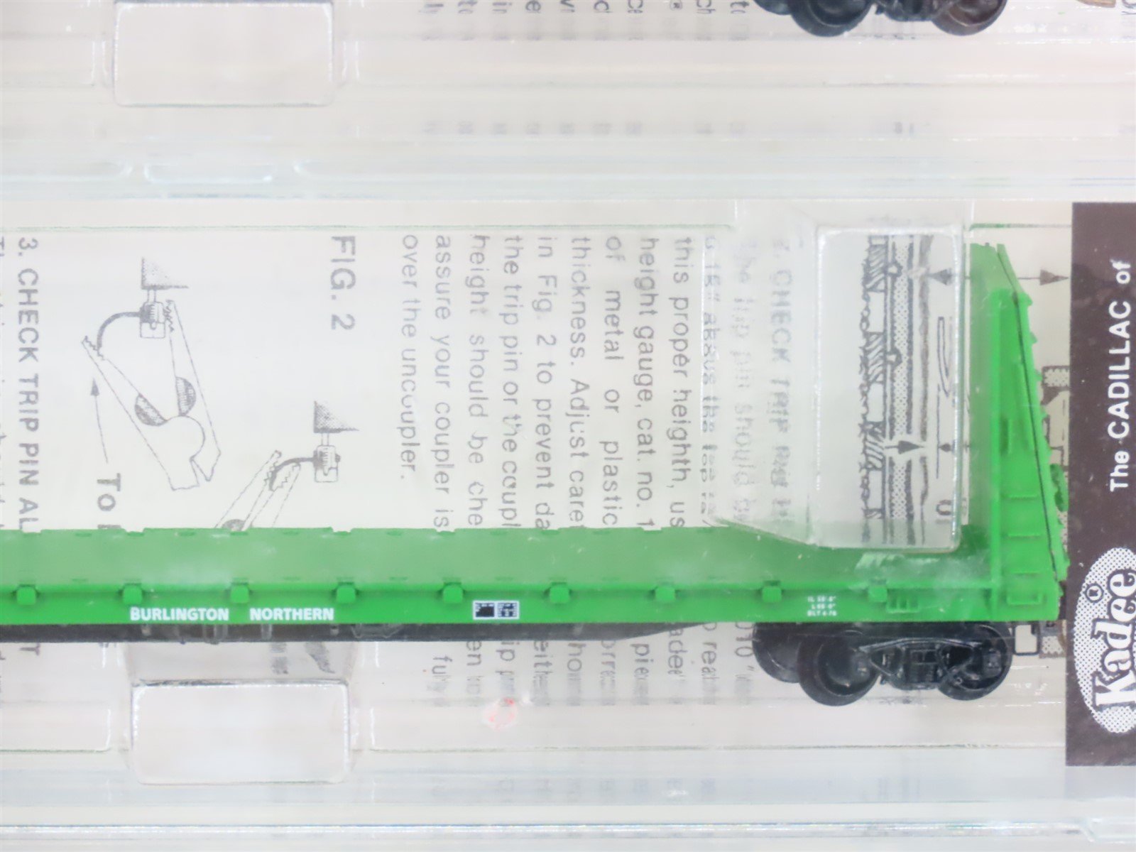 N Kadee Micro-Trains 54012 BN Burlington Northern 56' Flatcar 6 pack Sealed