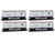 N Micro-Trains MTL 98300236 NYC&HR 40' Double-Sheathed Dairy Reefers 4-Pack